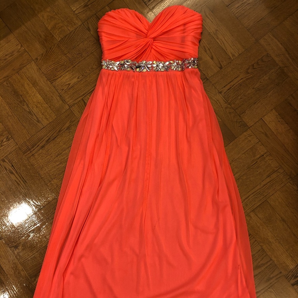 Coral dress